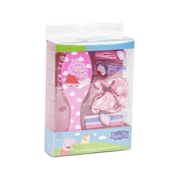 Plaukų papuošalai Peppa Pig Rožinė 5 Dalys