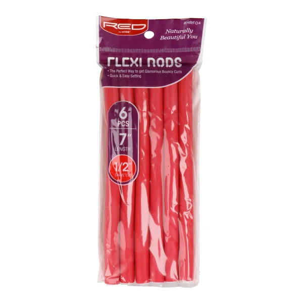 Hair rollers Red Kiss Kiss Flexi 6 Pieces — Buy Online | Perfume Bright Lab