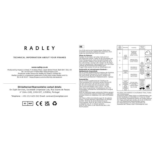 Sieviešu Briļļu ietvars Radley RDO-6011 53162