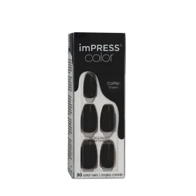 Kunstküüned Kiss imPRESS color Must 30 Tükid, osad (30 Ühikut)