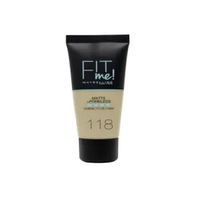 Maybelline Fit Me Matte + Poreless Foundation 118 Nude 30ml