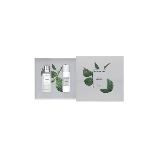 Angel Schlesser Instant Tempting Bergamont Watercolor Coffret Eau De Toilette Spray 100ml Set 2 Pieces