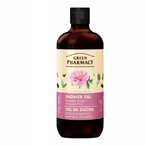 Shower Gel Green Pharmacy Damask Rose Shea Butter 500 ml