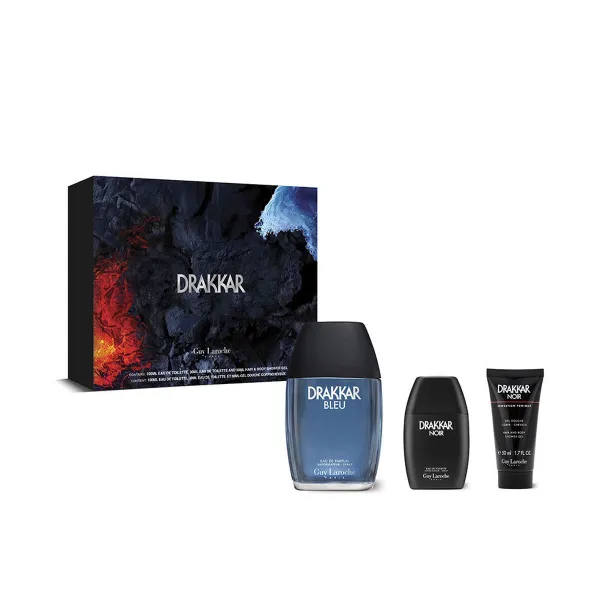Unisex parfüümi komplekt Guy Laroche DRAKKAR BLEU 3 Tükid, osad