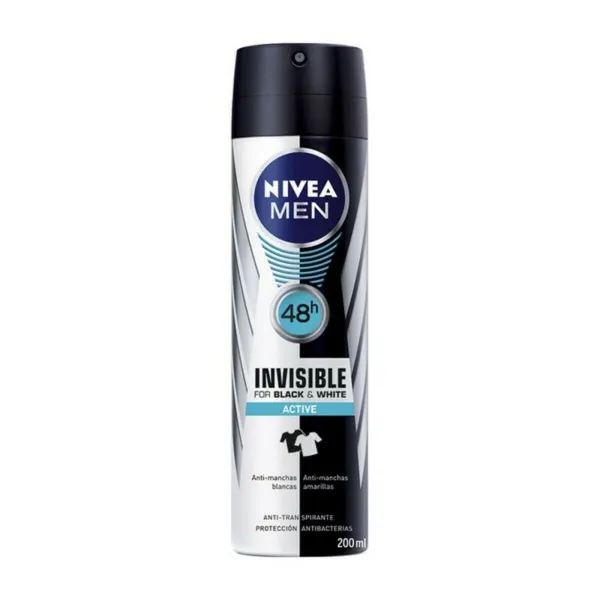 Izsmidzināms dezodorants Nivea Men Black White Active 200 ml
