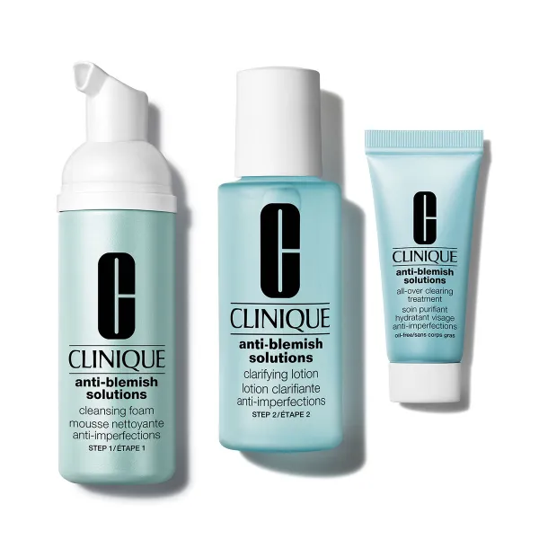 Косметический набор унисекс Clinique ANTI-BLEMISH SOLUTIONS 3 Предметы