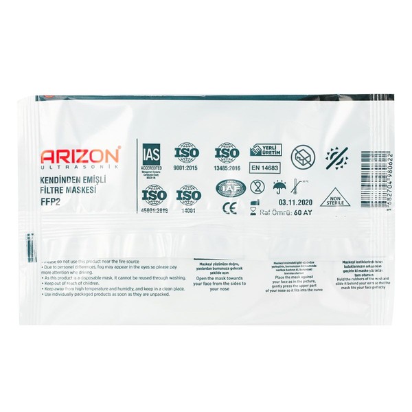 Filter Respirator FFP2 1 pc — Buy Online | Perfume Bright Lab