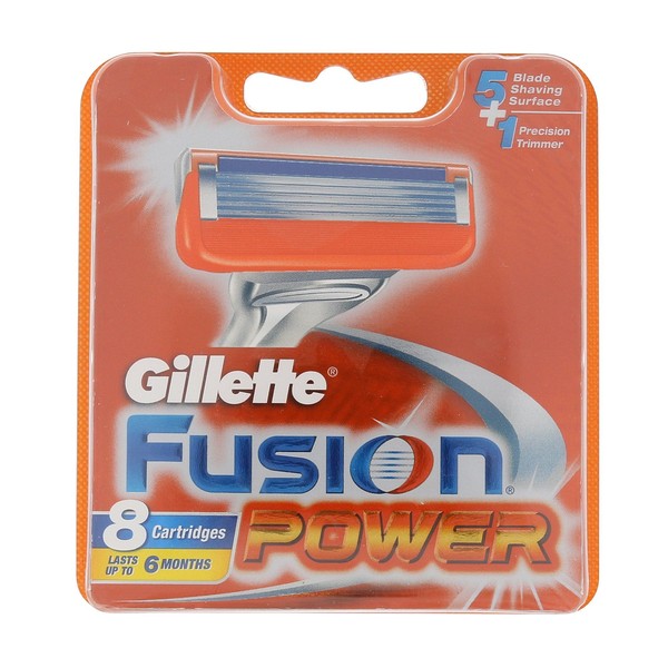 Gillette Fusion Мощные одноразовые бритвенные бритвы 8 шт