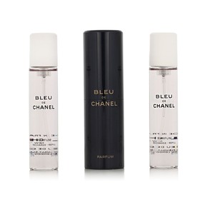 Chanel Bleu de Chanel Parfum vrecckový sprej plniteľný 20 ml + Parfum náplالعربية中文 2 x 20 ml (mies)