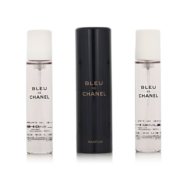 Chanel Bleu de Chanel Parfum vrecckový sprej plniteľný 20 ml + Parfum náplالعربية中文 2 x 20 ml (mies)