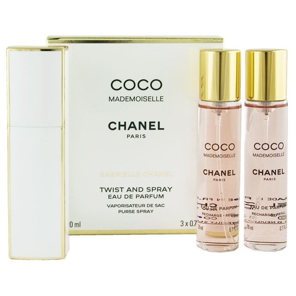 Chanel Coco Mademoiselle EDP täyttökelpoinen 20 ml + EDP täyttö 2 x 20 ml W