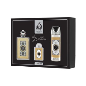 Lattafa lepnums Arābijas karalis EDP 100 ml + EDP 20 ml + DEO VAPO 200 ml (unisex)