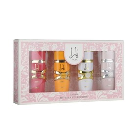 Lattafa Yara EDP Yara 25 ml + EDP Yara Candy 25 ml + EDP Yara Moi 25 ml + EDP Yara Tous 25 ml (nainen)