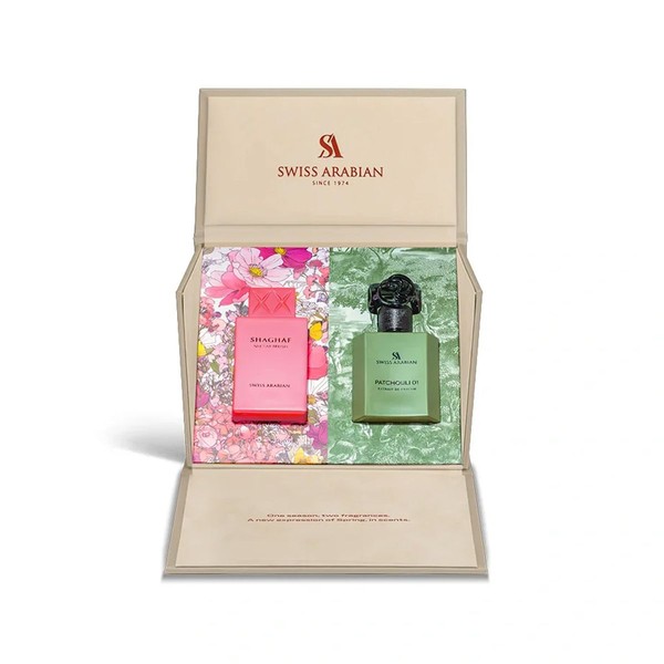 Swiss Arabian Shaghaf Nectar Blush Extrait de Parfum Patchouli 01 50 мл + EDP Shaghaf 75 мл (унисекс)