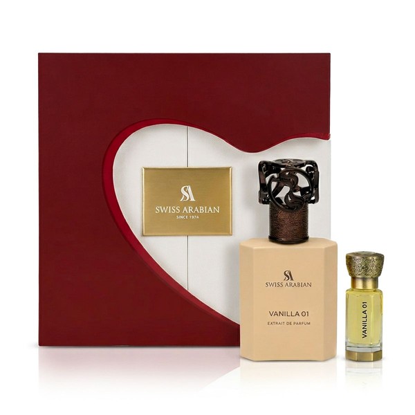 SWISS ARABIAN Vanilla 01 Extrait de Parfum 50 ml + Perfumed Oil 12 ml (nainen)