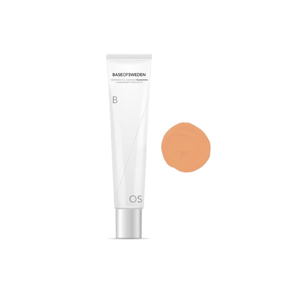 Base of Sweden Veekindel Full Coverage Foundation SPF 30 (Energetic) 30 ml