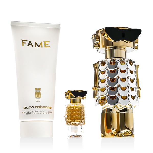 Rabanne Fame EDP 80 мл + EDP MINI 4 мл + BL 100 мл (женщина)