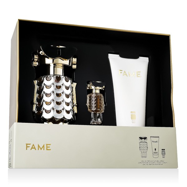 Rabanne Fame EDP 80 мл + EDP MINI 4 мл + BL 100 мл (женщина)