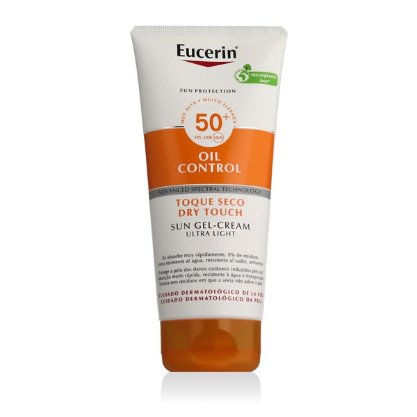 Eucerin Sun Protection Oil Control Sun Gel-Cream SPF 50+ 200 ml — Buy Online | Perfume Bright Lab