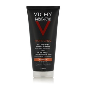 Vichy Homme Hydra Mag C Duššigeel Keha & juuksed 200 ml