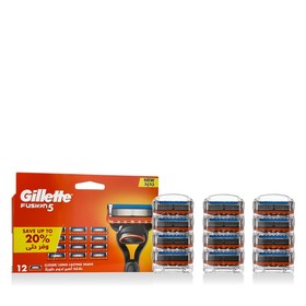 Gillette Fusion 5 Varuterad Raseerimiseks 12 tk
