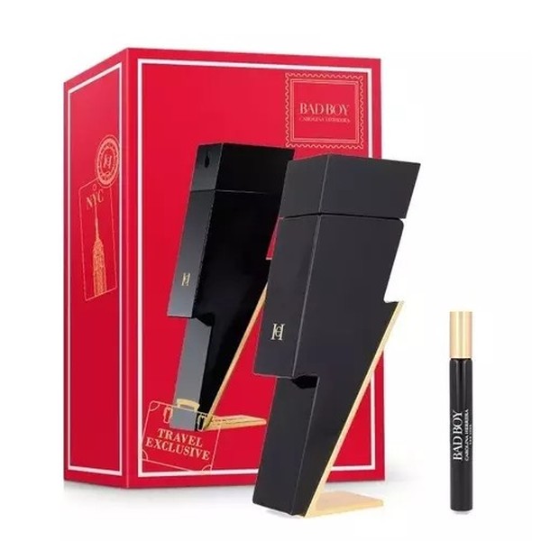 Set Carolina Herrera Bad Boy Edt 100ml + Edt 10ml