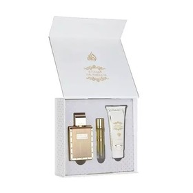 Set Lattafa The Kingdom Men Edp 100ml + Edp 12ml + Shower Gel 100ml
