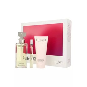 Set Calvin Klein Eternity Women Edp 100ml + Body Lotion 100ml + Edp 10ml