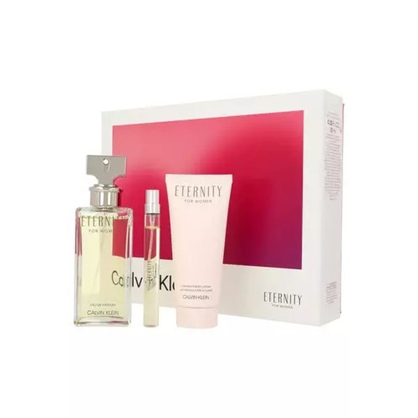 Set Calvin Klein Eternity Women Edp 100ml + Body Lotion 100ml + Edp 10ml