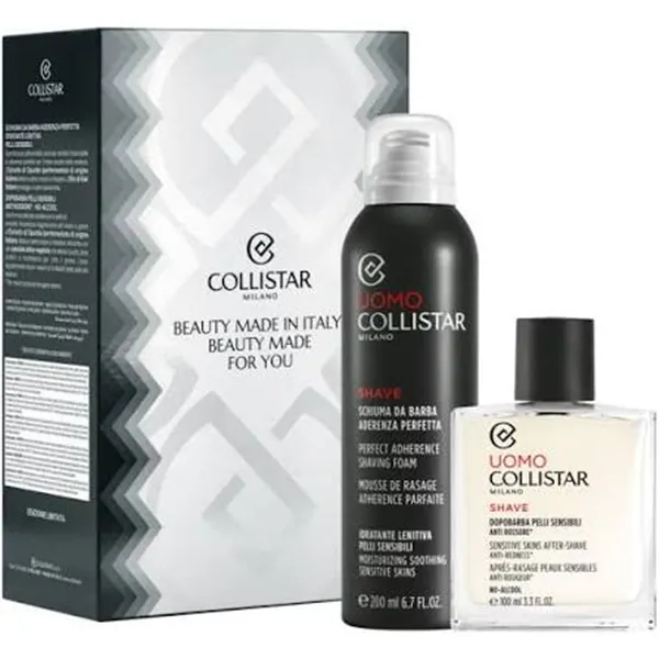 Set Collistar Uomo Perfect Adherence Shaving Foam 200ml + After Shave 100ml