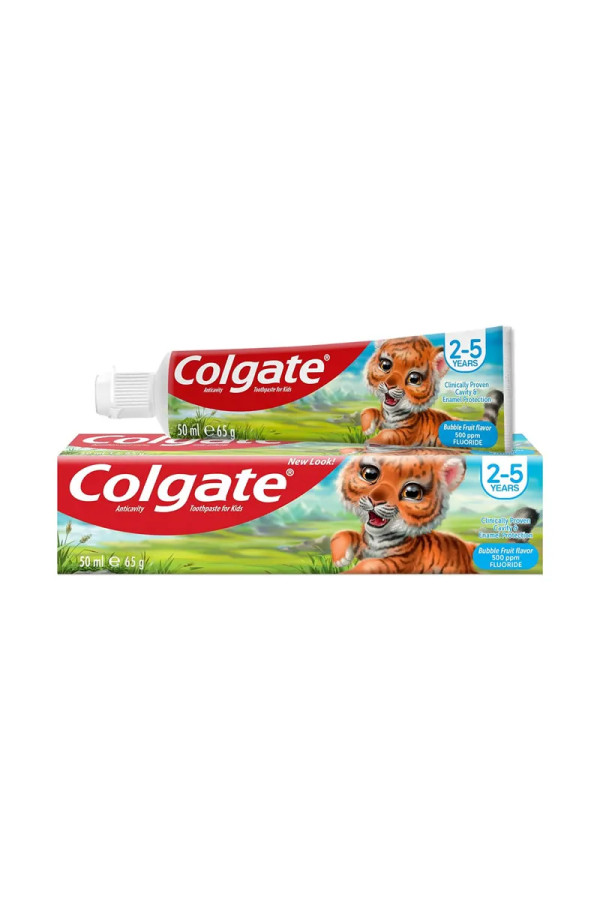 Colgate Toothpaste  Bubble Fruit Kids 2-5 Years 50ml