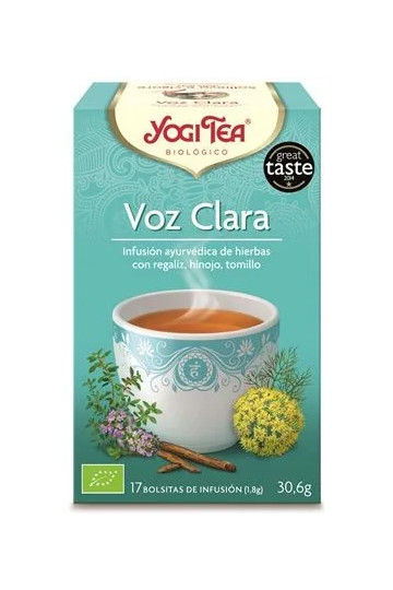 Yogi Tea Voz Clara 17 Bolsitas