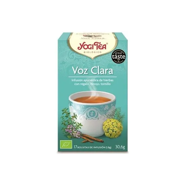 Yogi Tea Voz Clara 17 Bolsitas