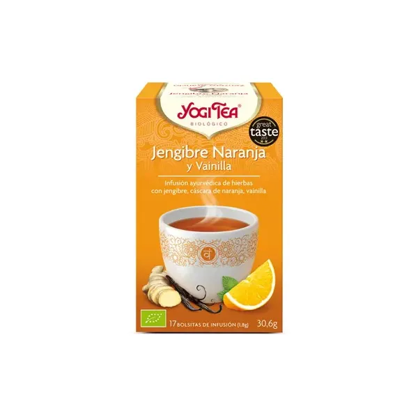 Yogi Tea Yogi Jengibre-Vainilla-Naranja 2g X 17 Bolsitas