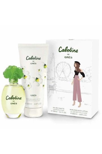 Gres Cabotine Eau De Toilette Spray 100ml Set 2 Pieces