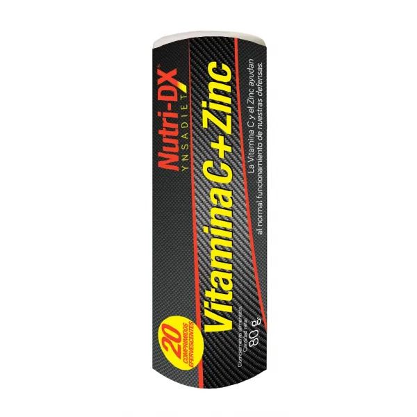 Ynsadiet Vitamina C Zinc 20 Comp Efervescentes