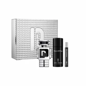 Paco Rabanne Phantom Eau De Toilette Spray 100ml Set 3 Pieces