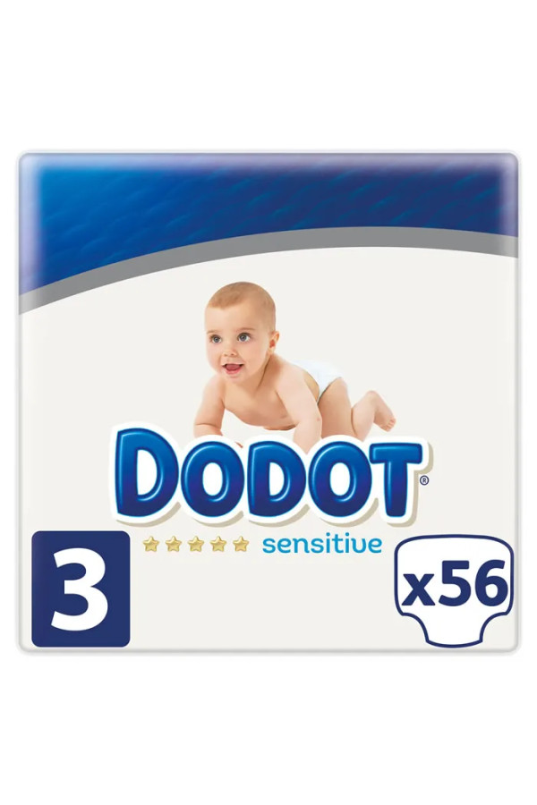 Dodot Sensitive T-3 56 Units