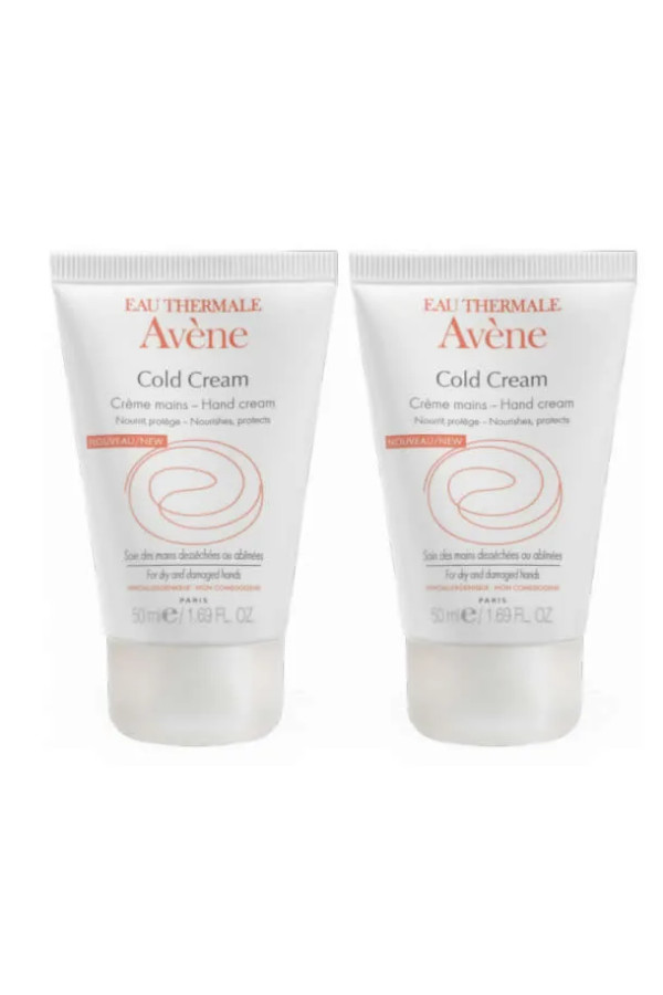 Avene Pack Cold Cream Hand Cream 2x50ml