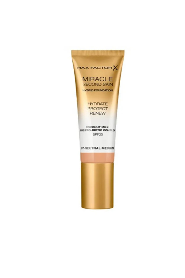 Max Factor Miracle Second Skin Spf20 7 Neutral Medium 30 ml