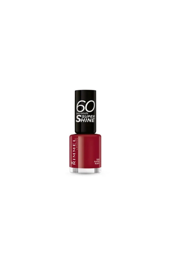 Rimmel 60 Seconds Super Shine 320 Rapid Ruby