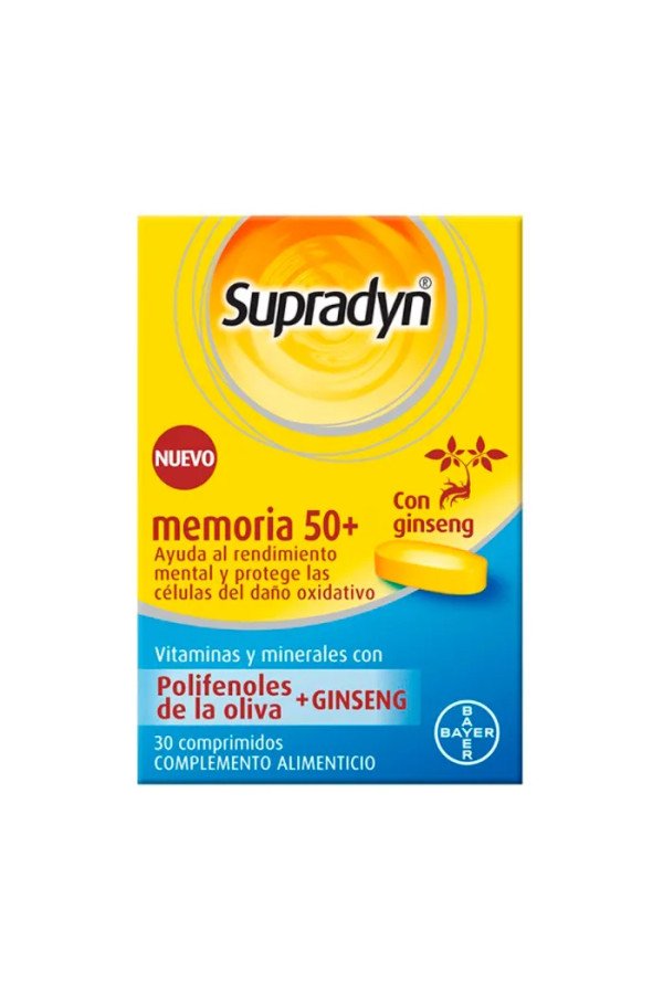 Supradyn Memory 50+ 30 Tablets