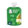 Gerber Pouch Organic Pear 90g