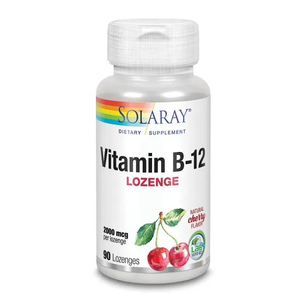 Solaray Vitamina B12 2000 Mcg 90 Comp