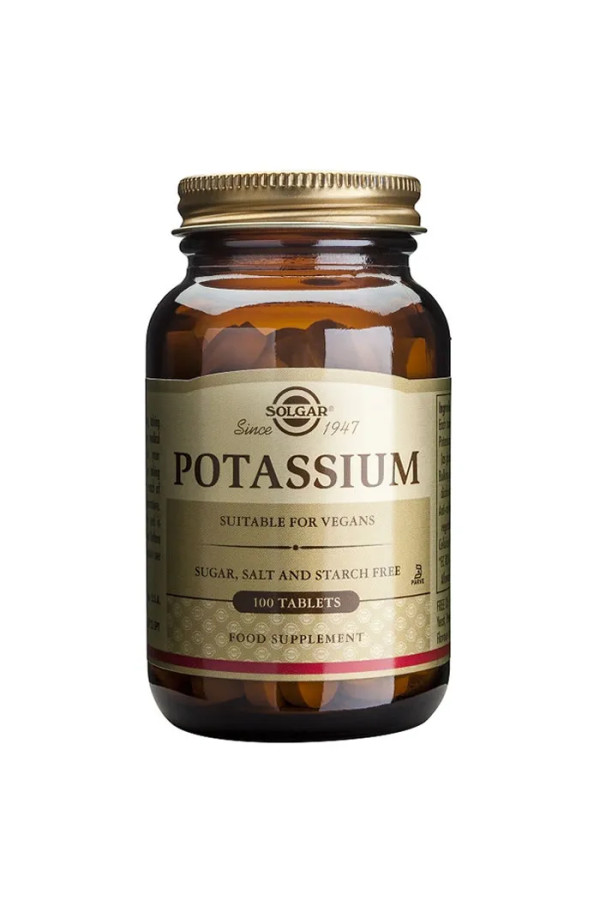 Solgar Potassium Gluconate 100 Tablets