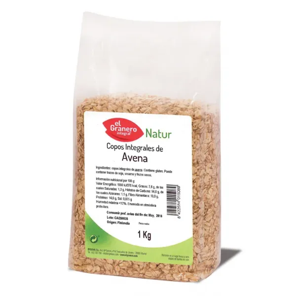 Granero Copos Avena Integrales 1 Kg