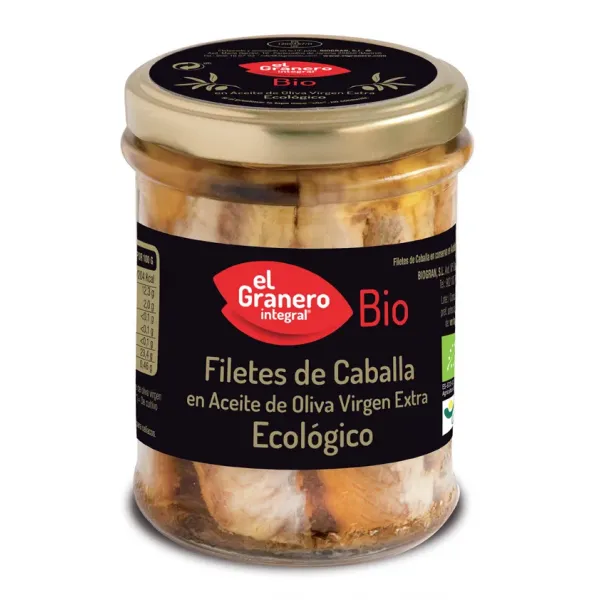 Granero Filetes De Caballa Bio 195g