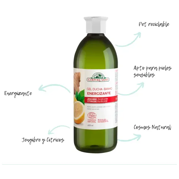 Corpore Gel De Baño Energizante 600ml