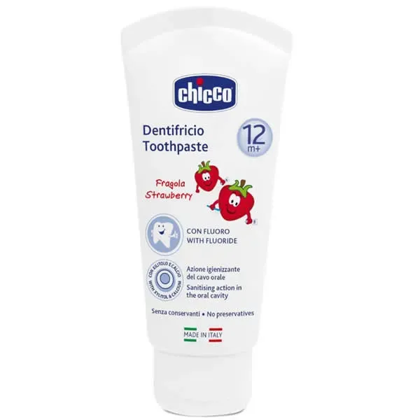 Chicco Toothpaste With Fluoride 12m+ 50ml