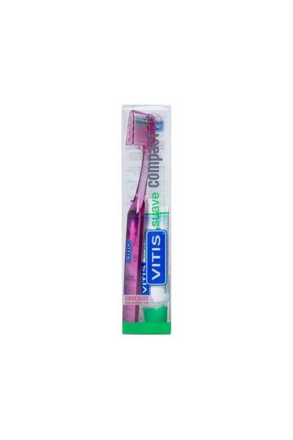 Vitis Compact Soft Toothbrush Aloe 15ml